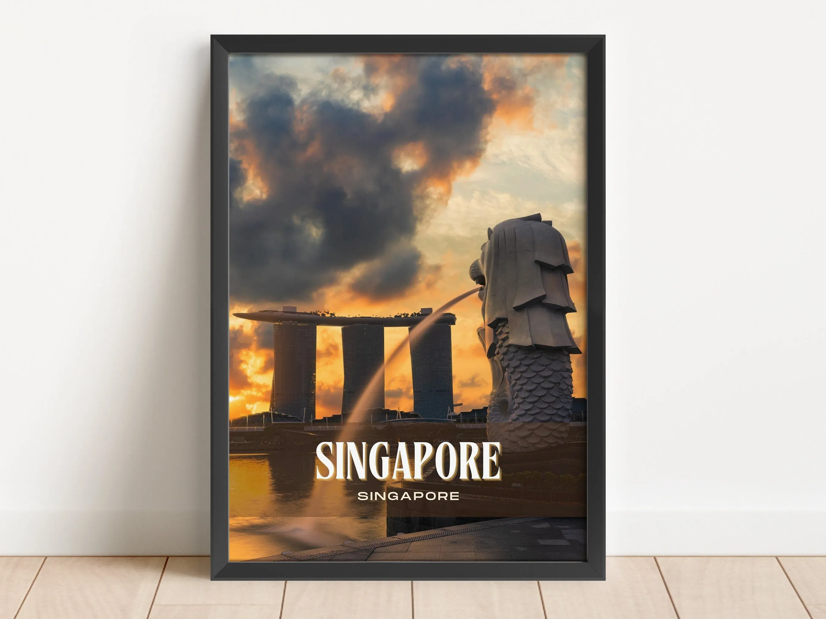 Singapore Retro Wall Art, Singapore
