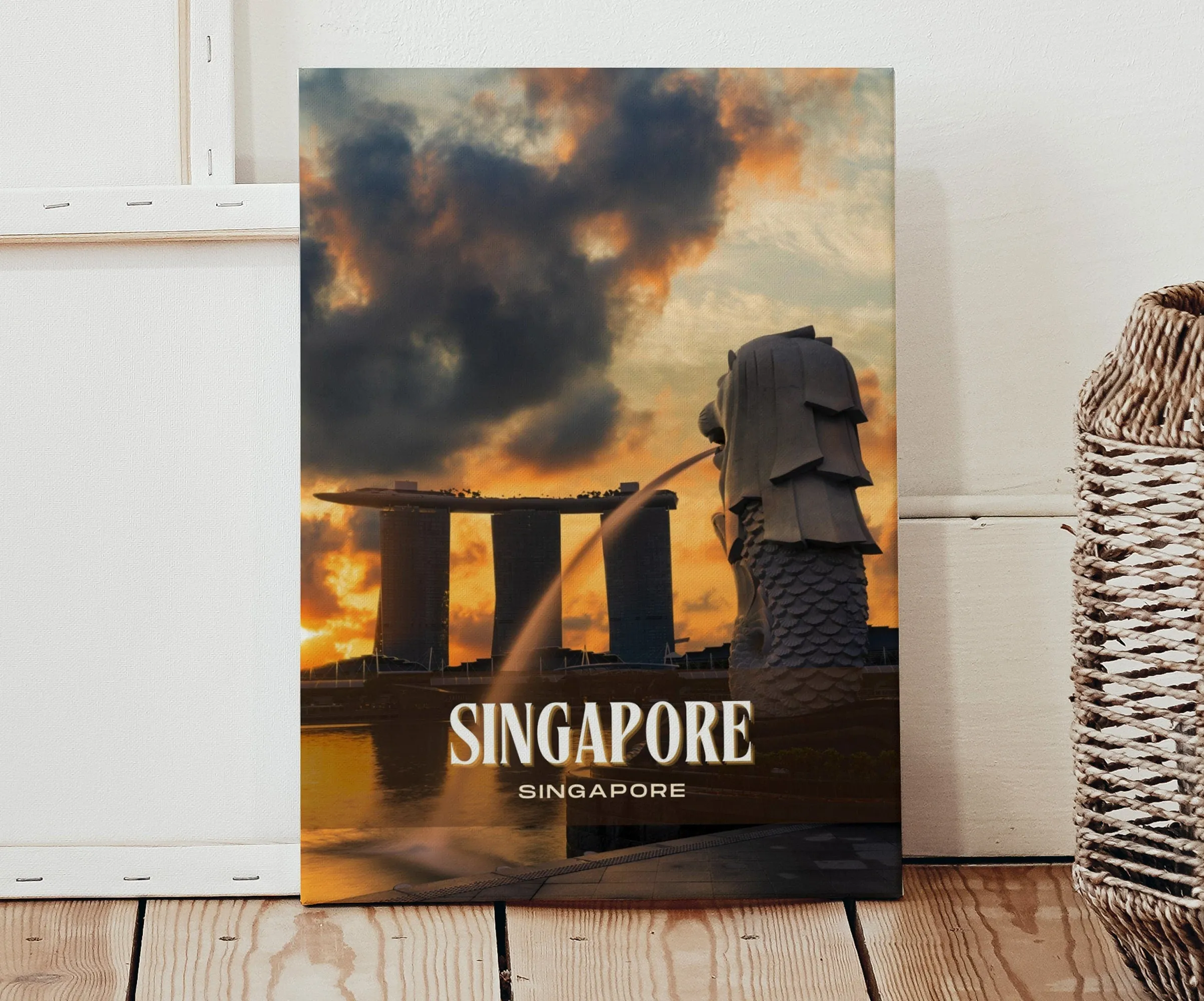 Singapore Retro Wall Art, Singapore