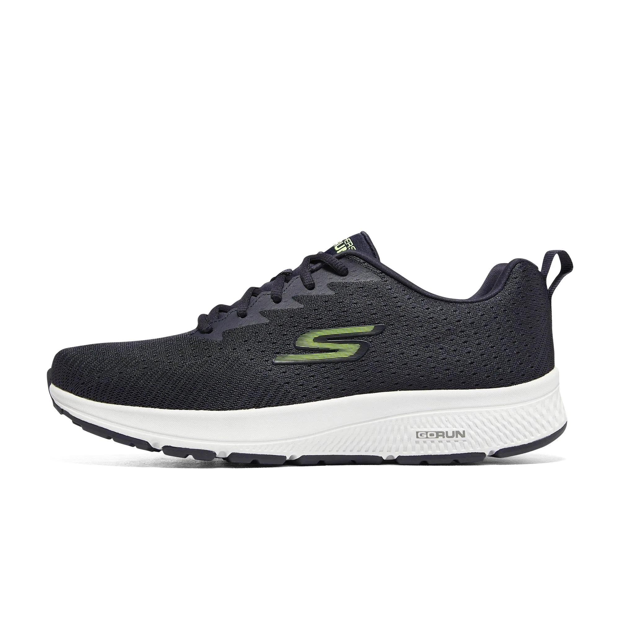 Skechers Men's Mesh Running Shoes Lightweight Shock-Absorbing Sports Shoes