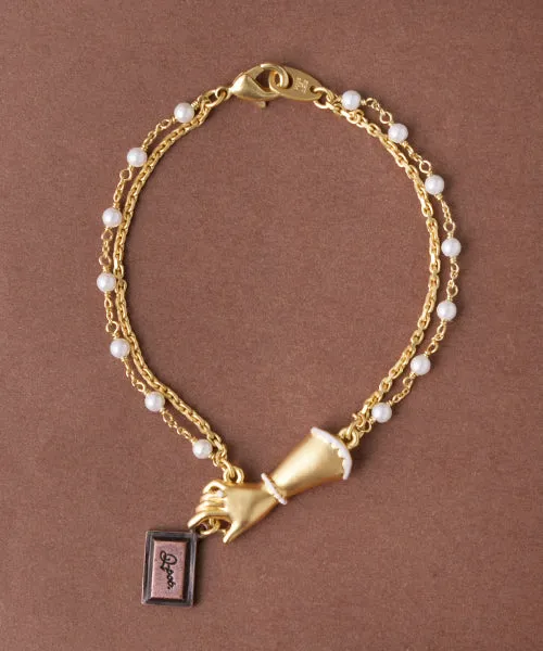 Sneak Chocolate Pearl Bracelet【Japan Jewelry】