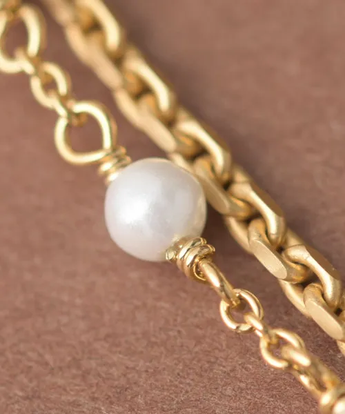 Sneak Chocolate Pearl Bracelet【Japan Jewelry】