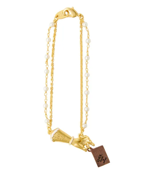 Sneak Chocolate Pearl Bracelet【Japan Jewelry】