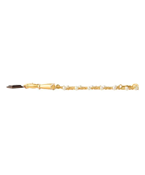 Sneak Chocolate Pearl Bracelet【Japan Jewelry】