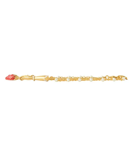 Sneak Strawberry Pearl Bracelet【Japan Jewelry】