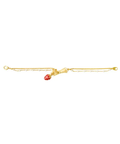 Sneak Strawberry Pearl Bracelet【Japan Jewelry】