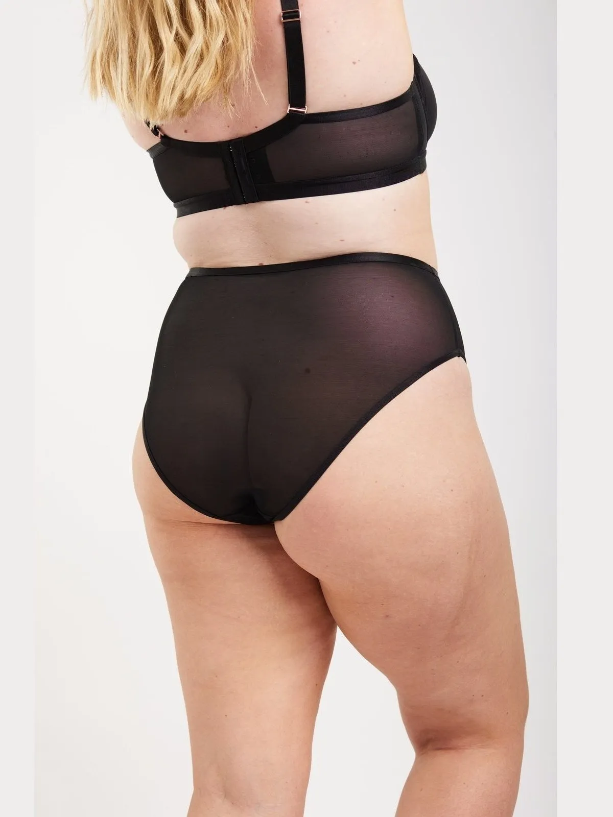 Soft Mesh Control High Waist Brief