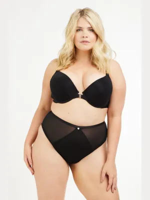 Soft Mesh Control High Waist Brief