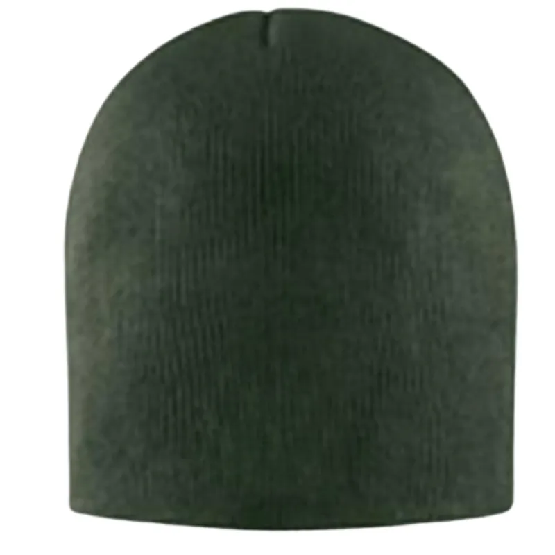 Solid Color Ribbed Design Knit Beanie Hat