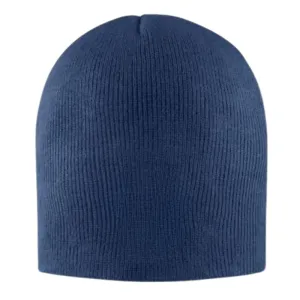 Solid Color Ribbed Design Knit Beanie Hat