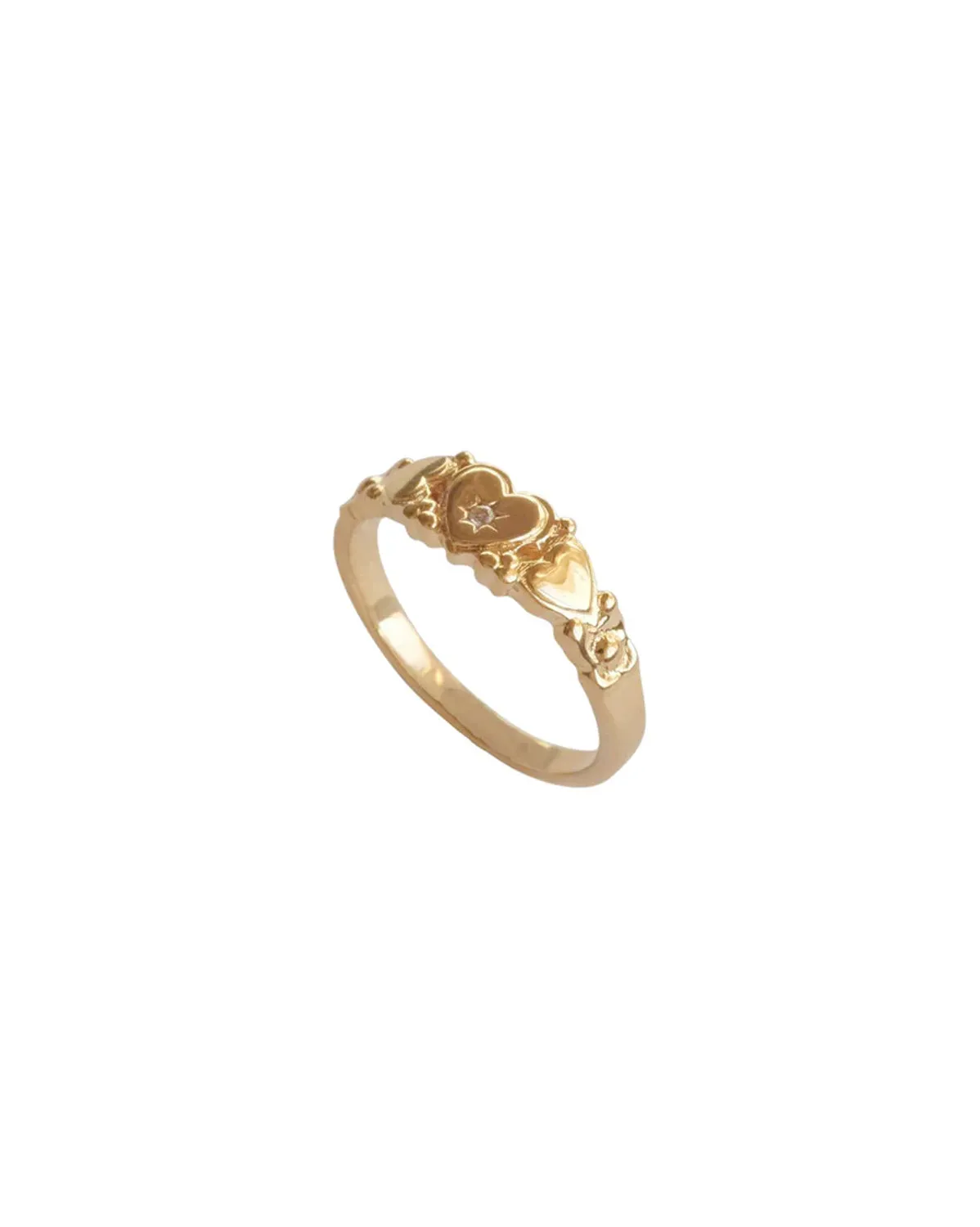 Solid Gold Patricia Heirloom Ring