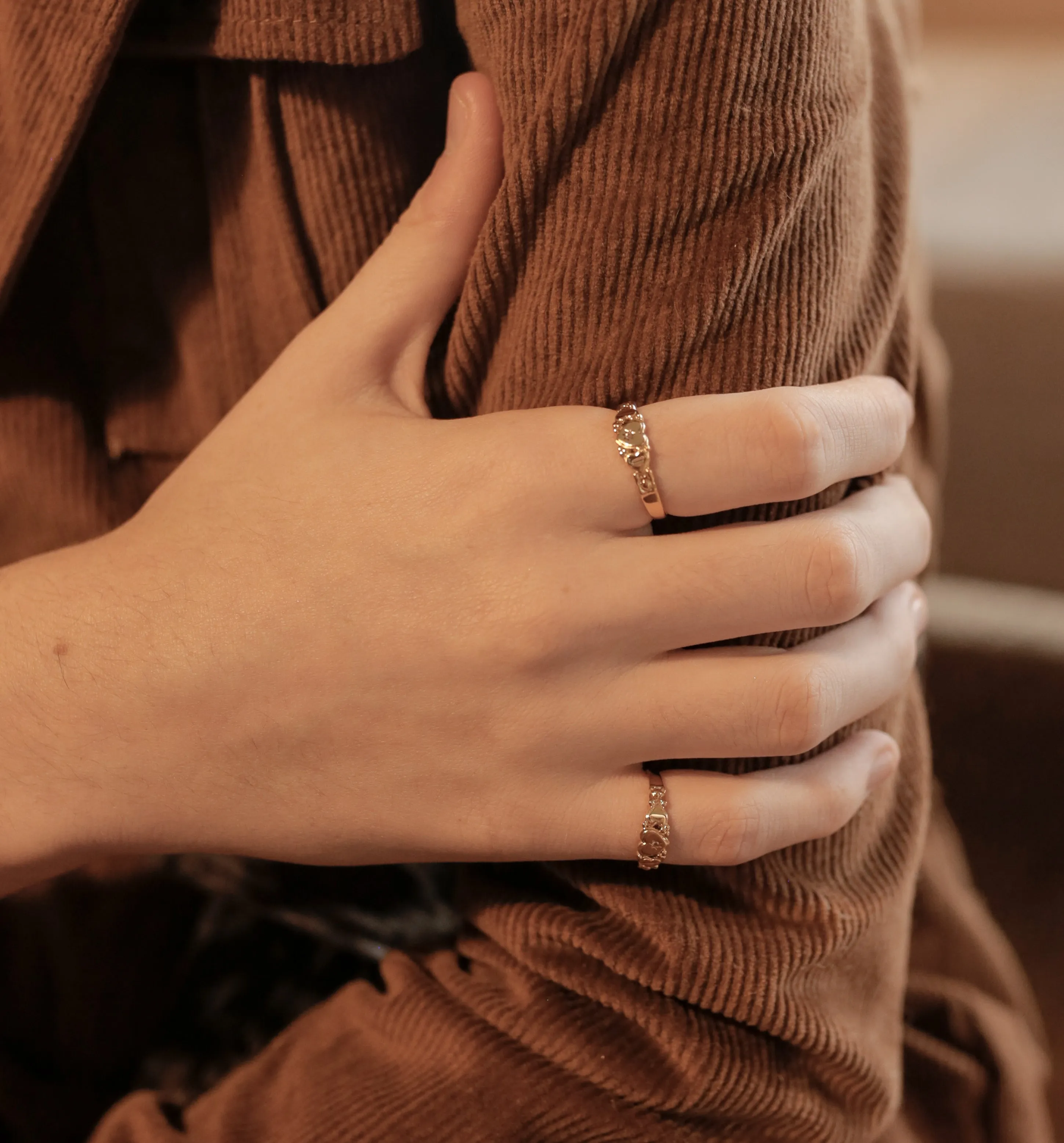 Solid Gold Patricia Heirloom Ring