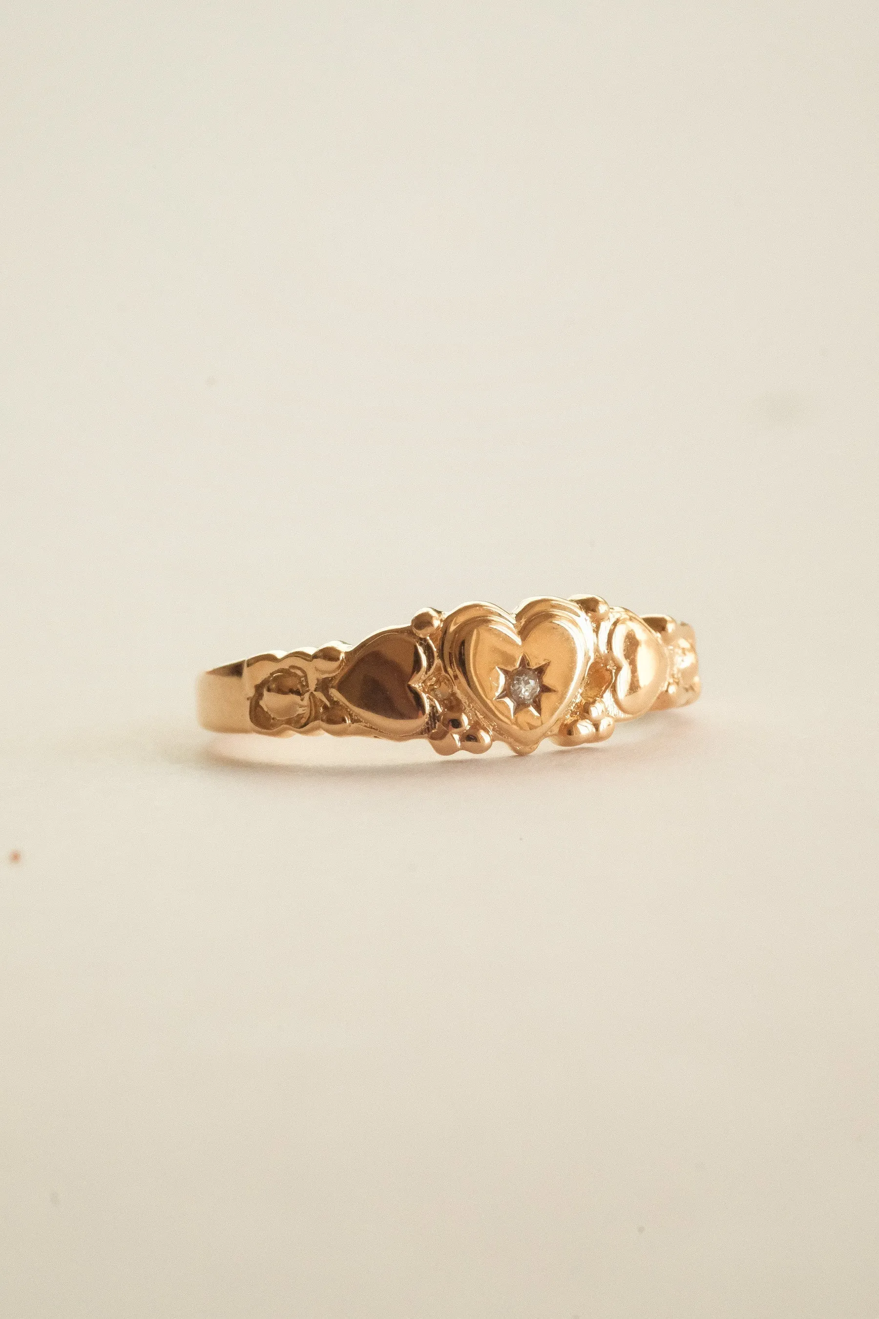Solid Gold Patricia Heirloom Ring