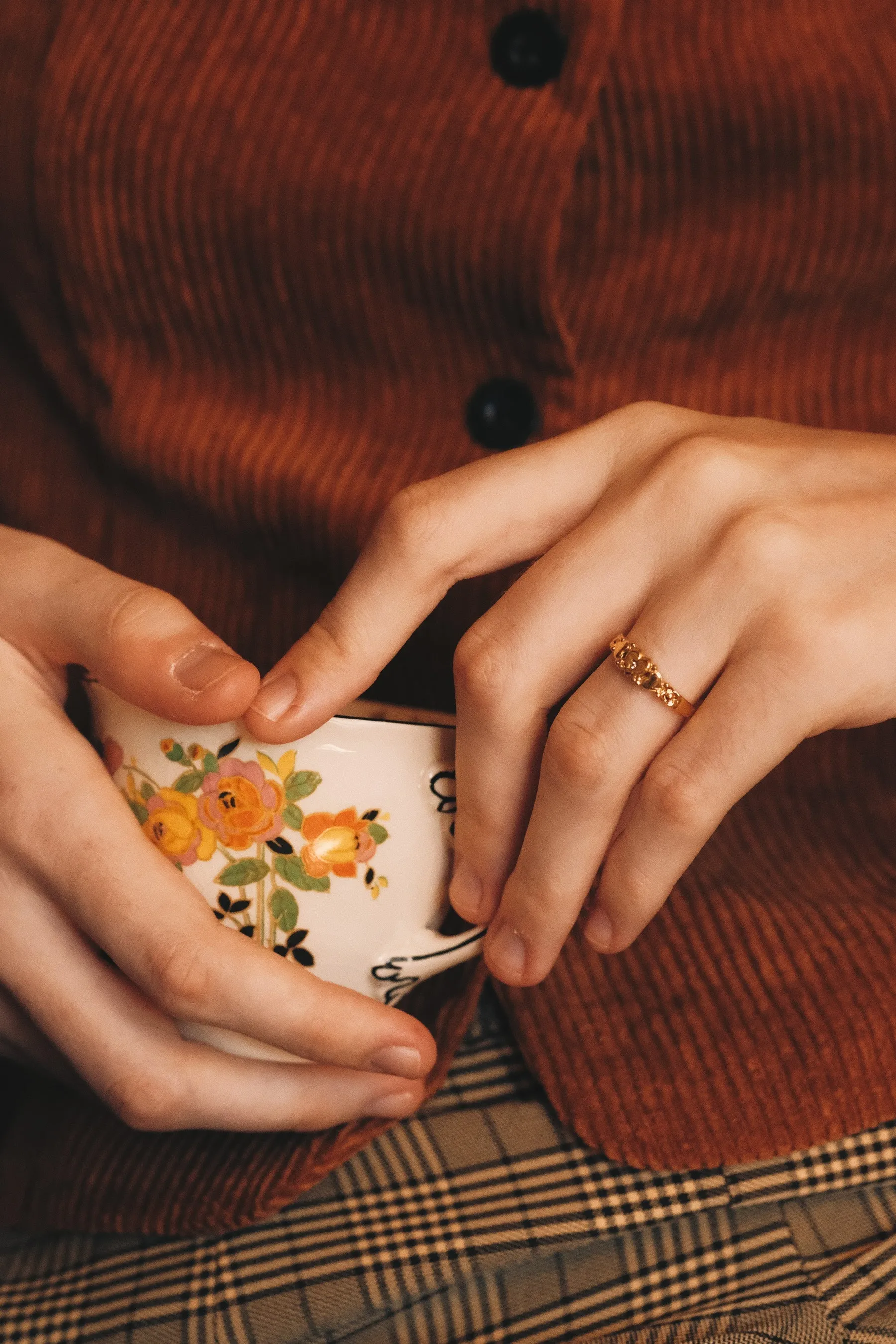 Solid Gold Patricia Heirloom Ring