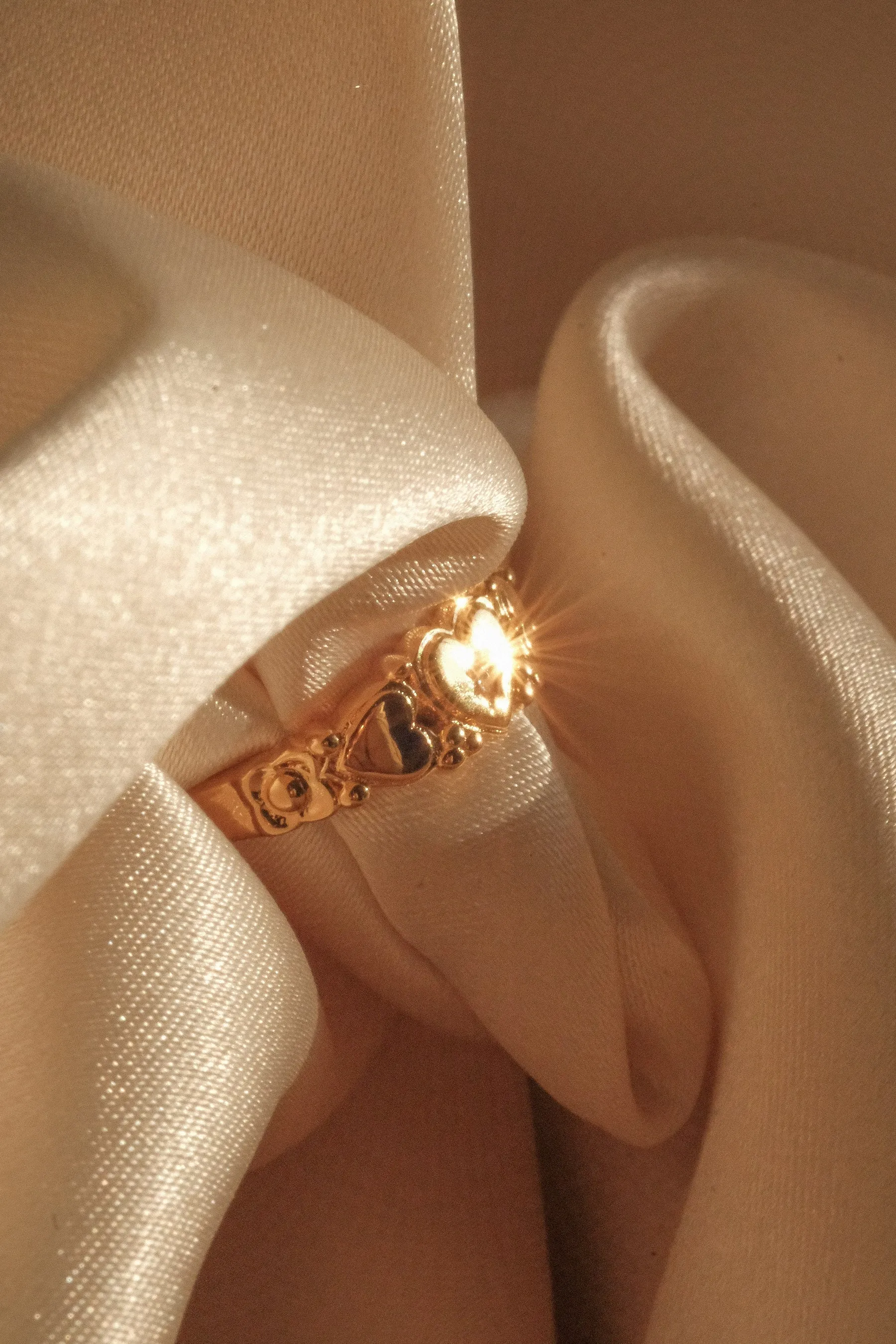 Solid Gold Patricia Heirloom Ring