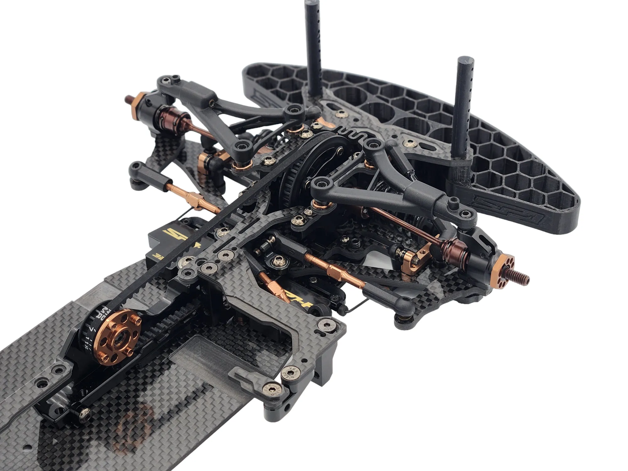 SP1-F 1/10th EP Onroad FWD Car Kit - Carbon (Pre-Order)