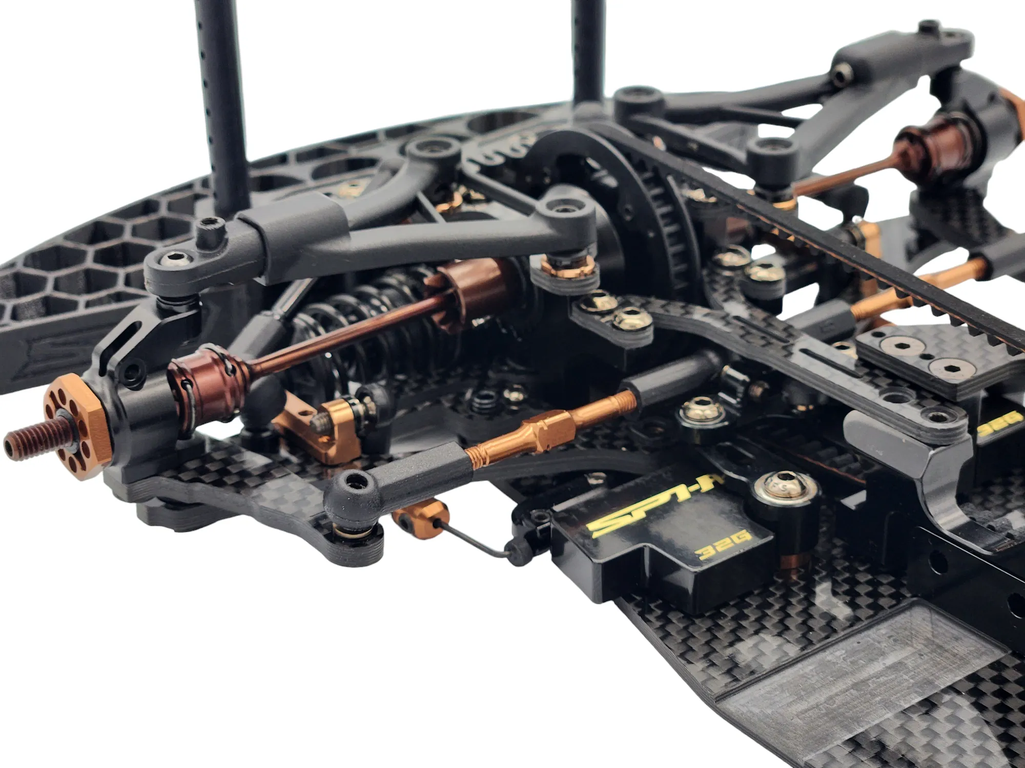 SP1-F 1/10th EP Onroad FWD Car Kit - Carbon (Pre-Order)