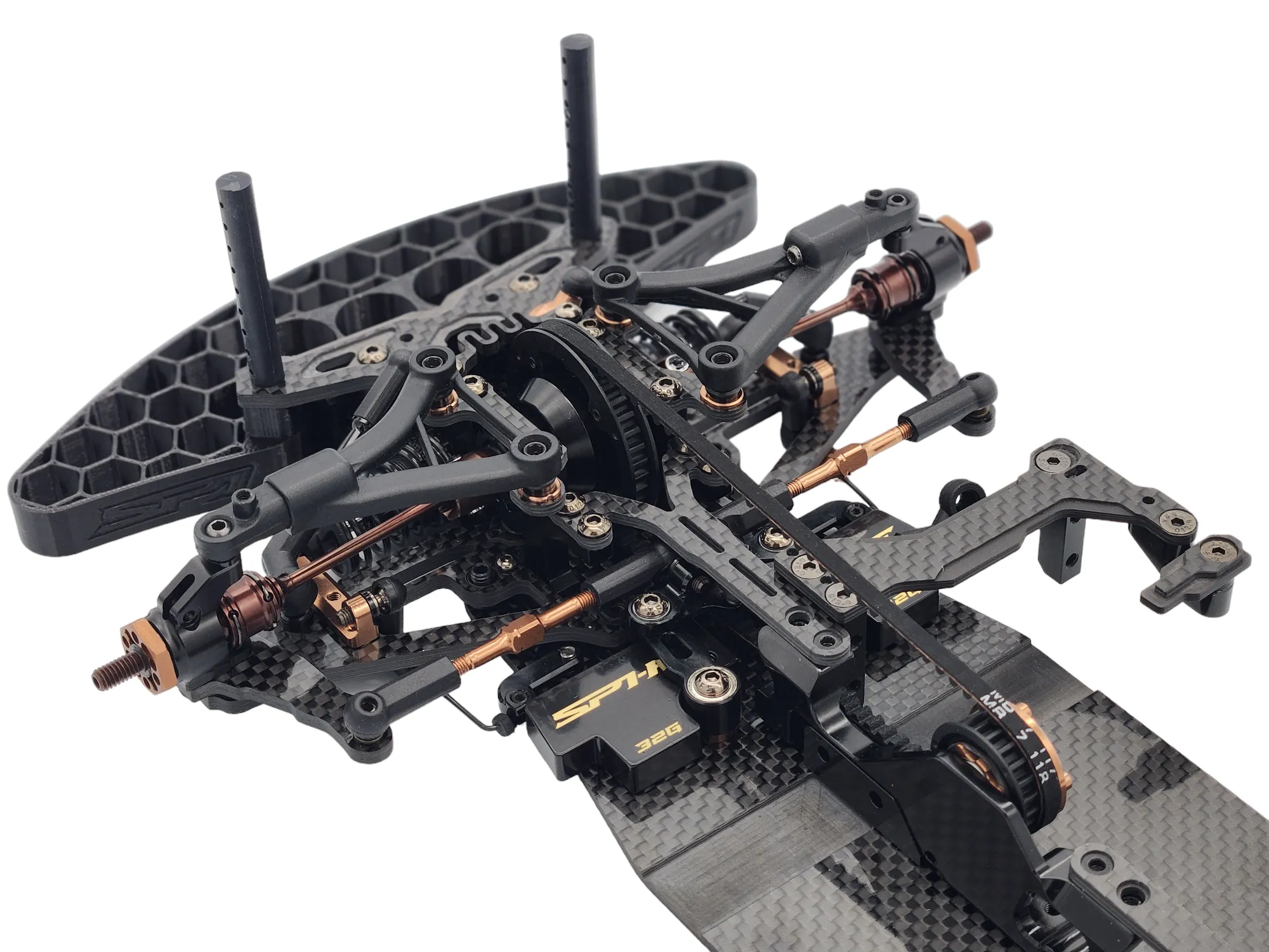 SP1-F 1/10th EP Onroad FWD Car Kit - Carbon (Pre-Order)