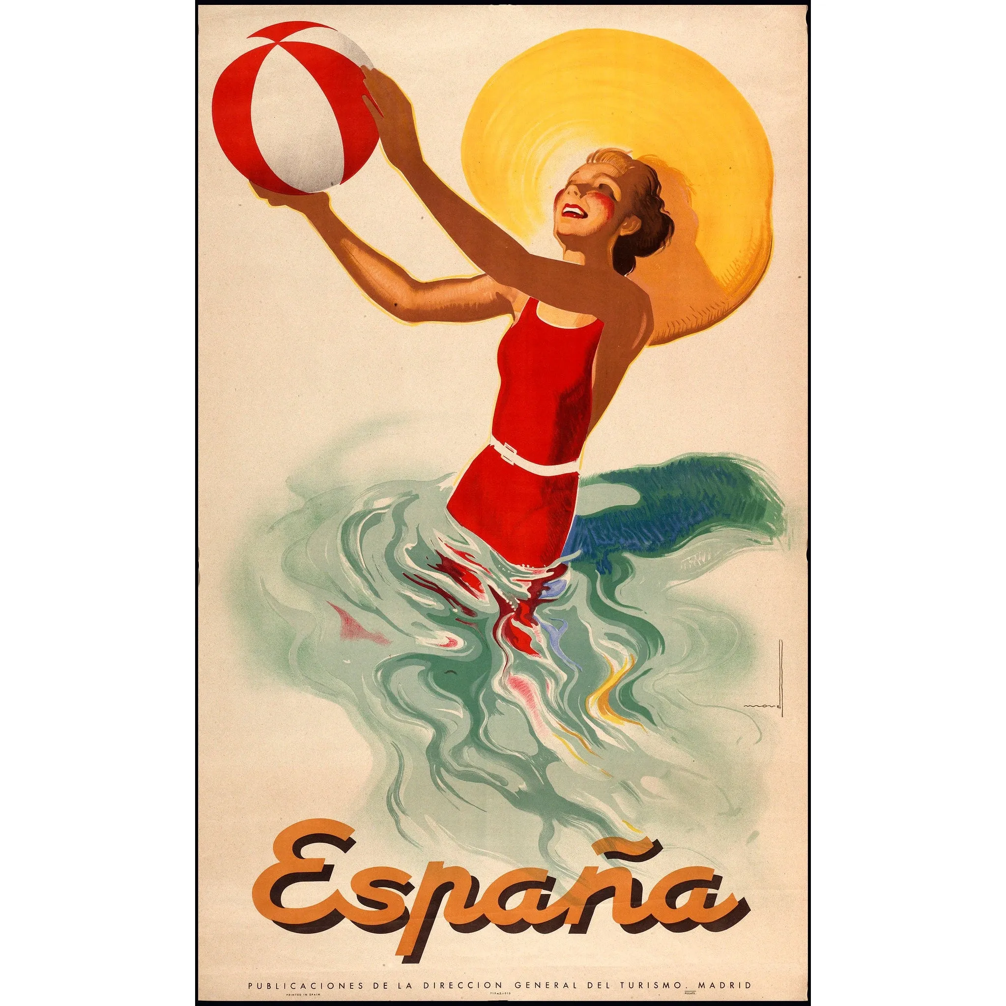 Spain Travel Poster
