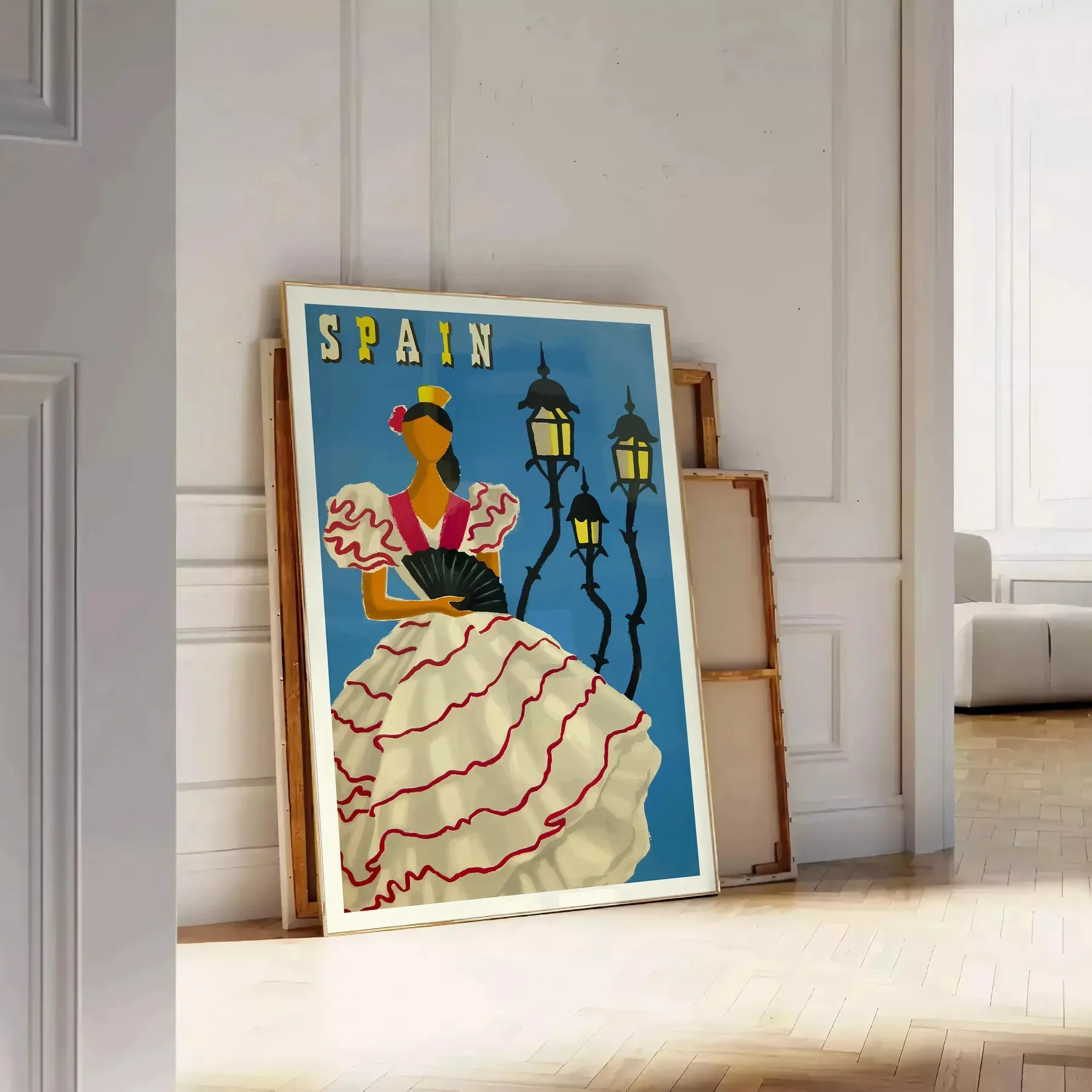 Spain Vintage Travel Poster Wall Art