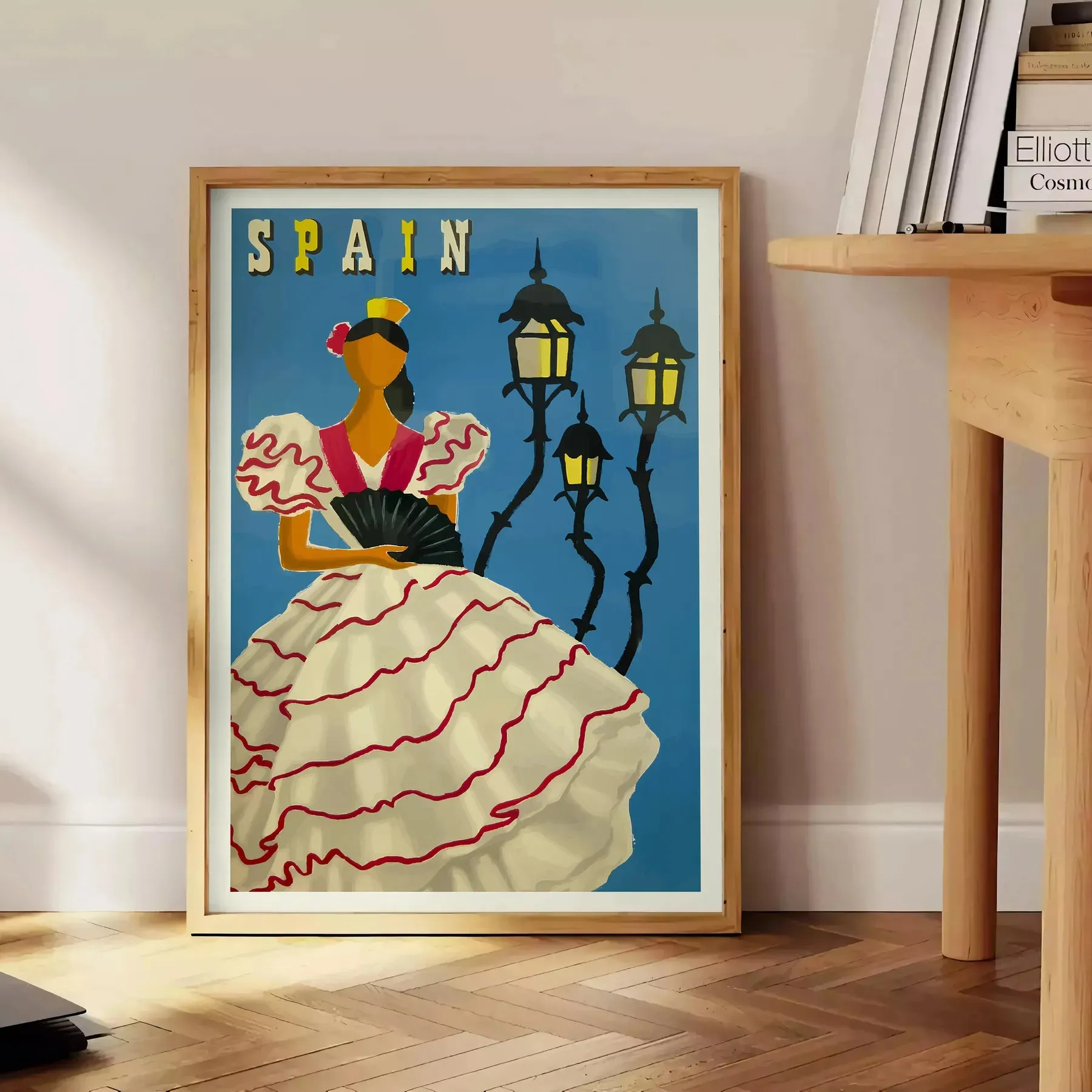 Spain Vintage Travel Poster Wall Art