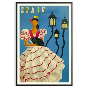 Spain Vintage Travel Poster Wall Art