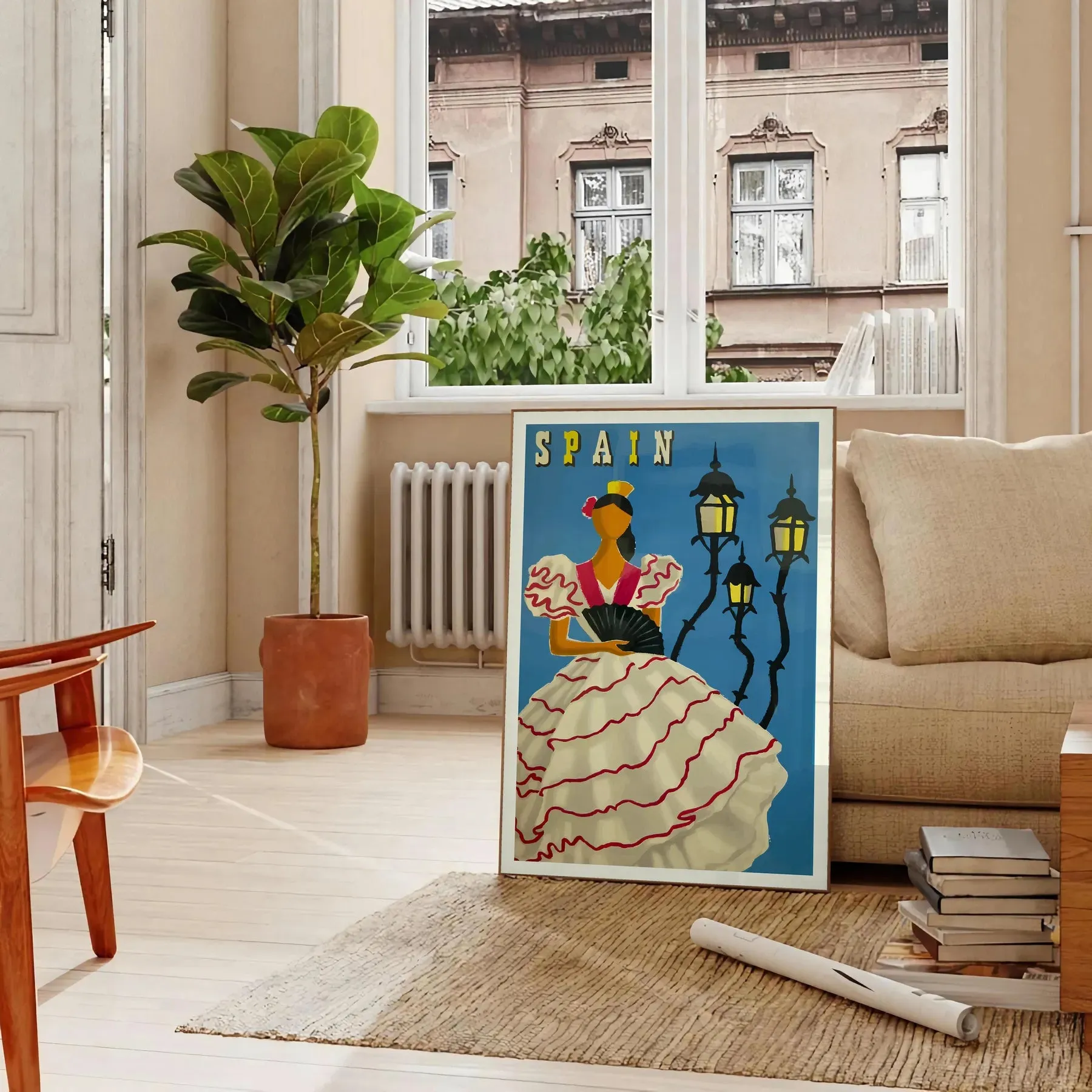 Spain Vintage Travel Poster Wall Art