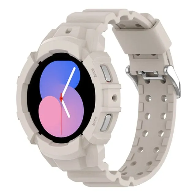 Sports Watch Band With Case For Samsung