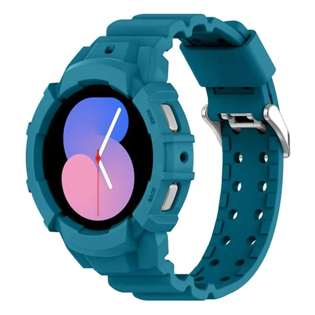 Sports Watch Band With Case For Samsung