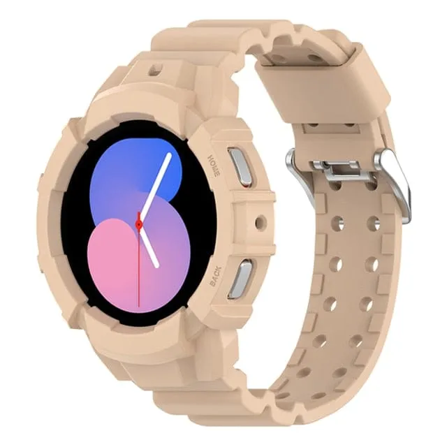 Sports Watch Band With Case For Samsung