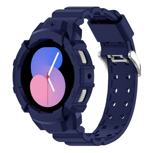 Sports Watch Band With Case For Samsung