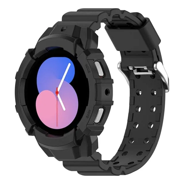 Sports Watch Band With Case For Samsung