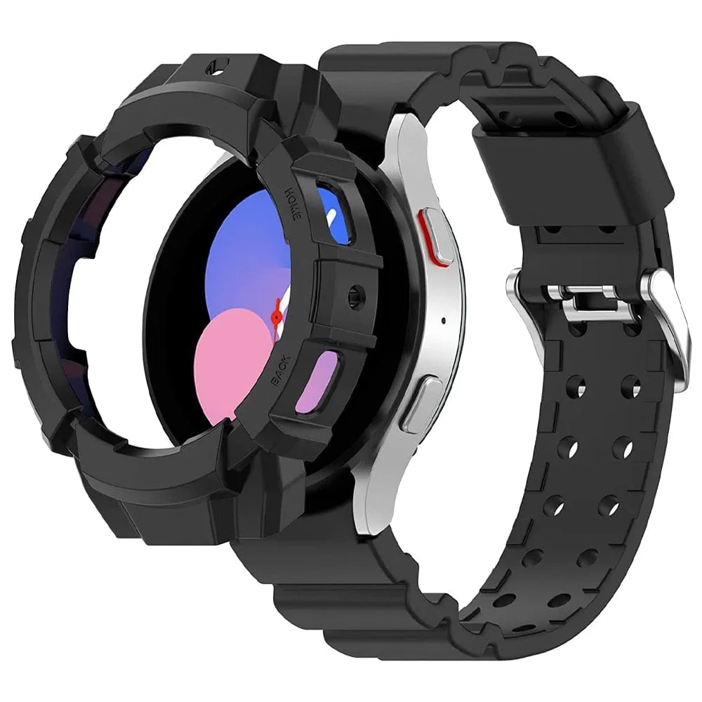 Sports Watch Band With Case For Samsung