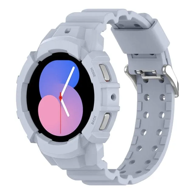 Sports Watch Band With Case For Samsung