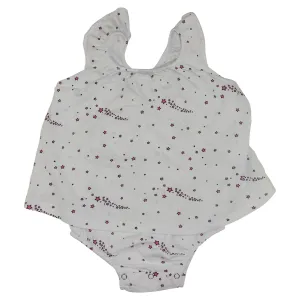star Print ruffle romper