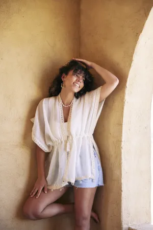 Stars And Shells Coverup In Cream