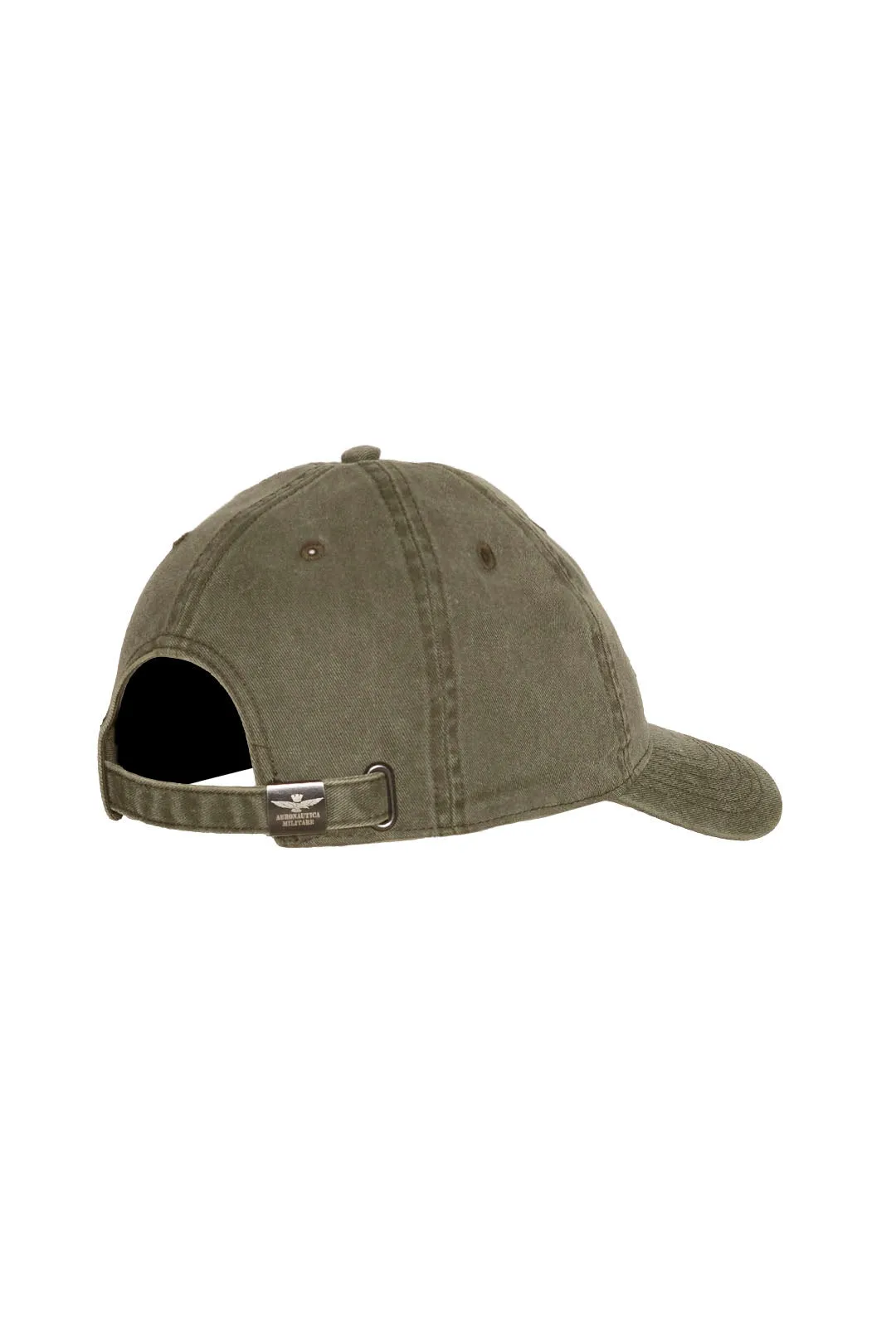 Stone-washed cotton baseball cap