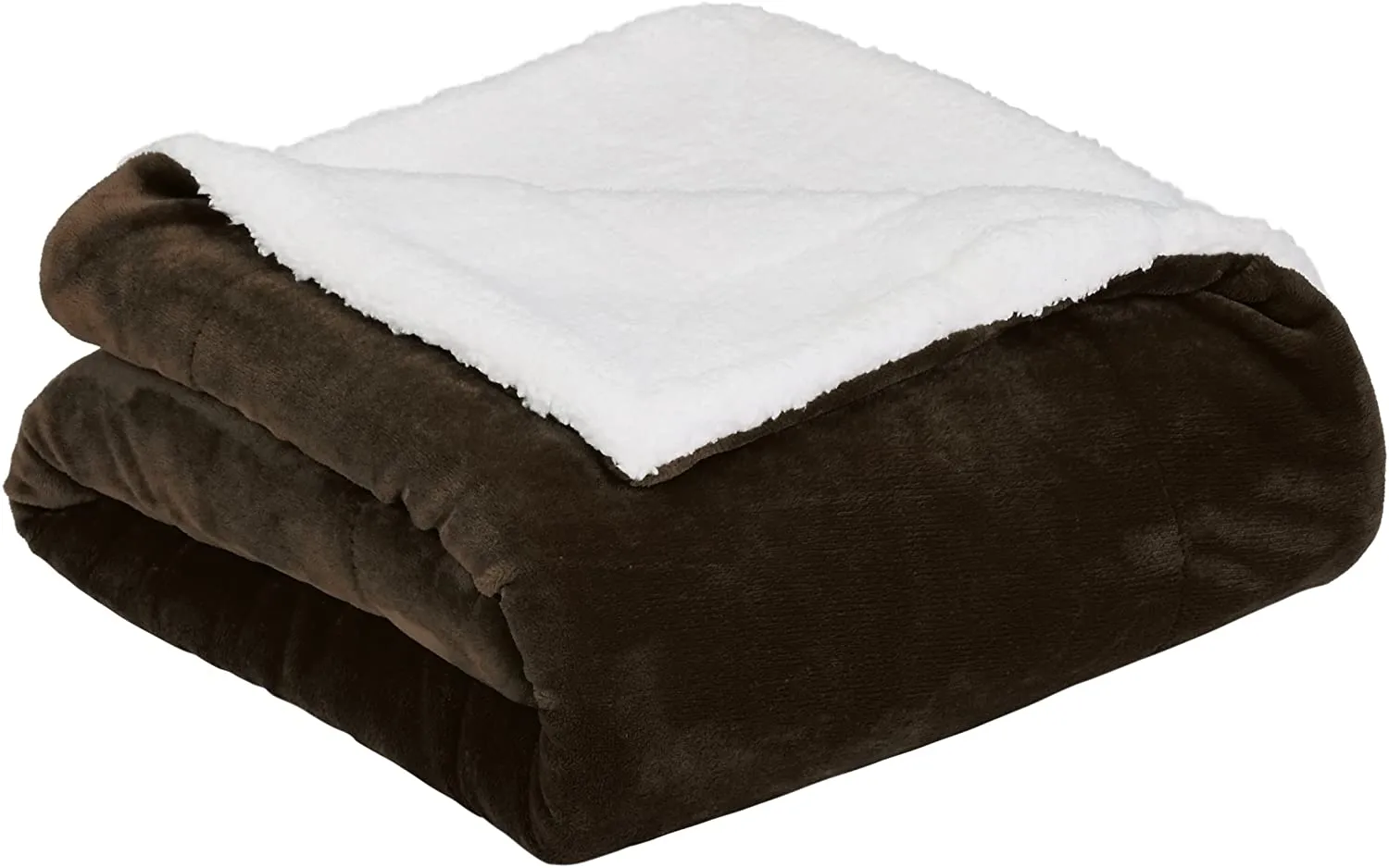 Super Soft Micro Mink Sherpa Throw Black in Espresso, 50"X60" Super Luxurious Plush Reverses to to sherpa!
