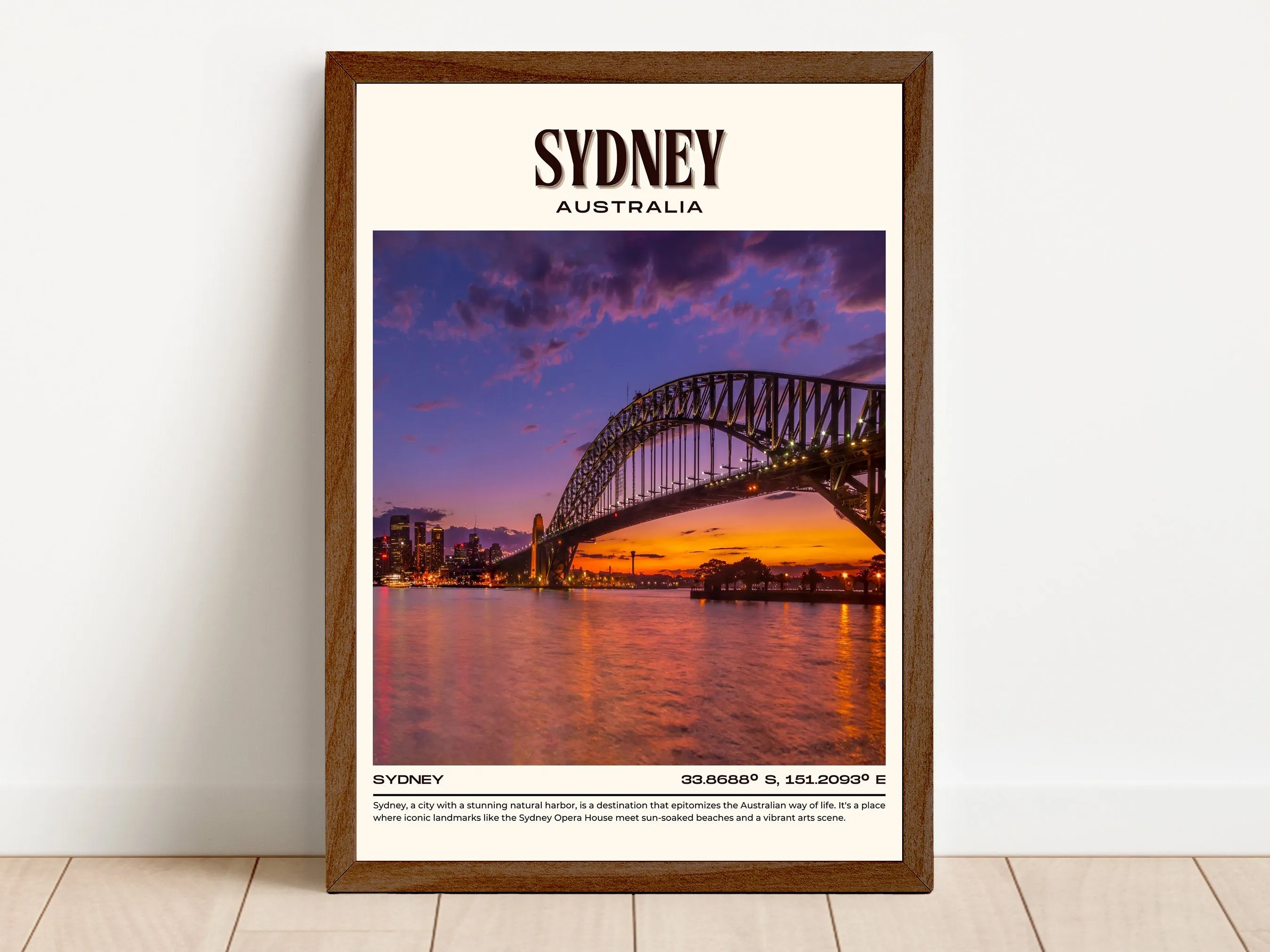 Sydney Vintage Wall Art, Australia