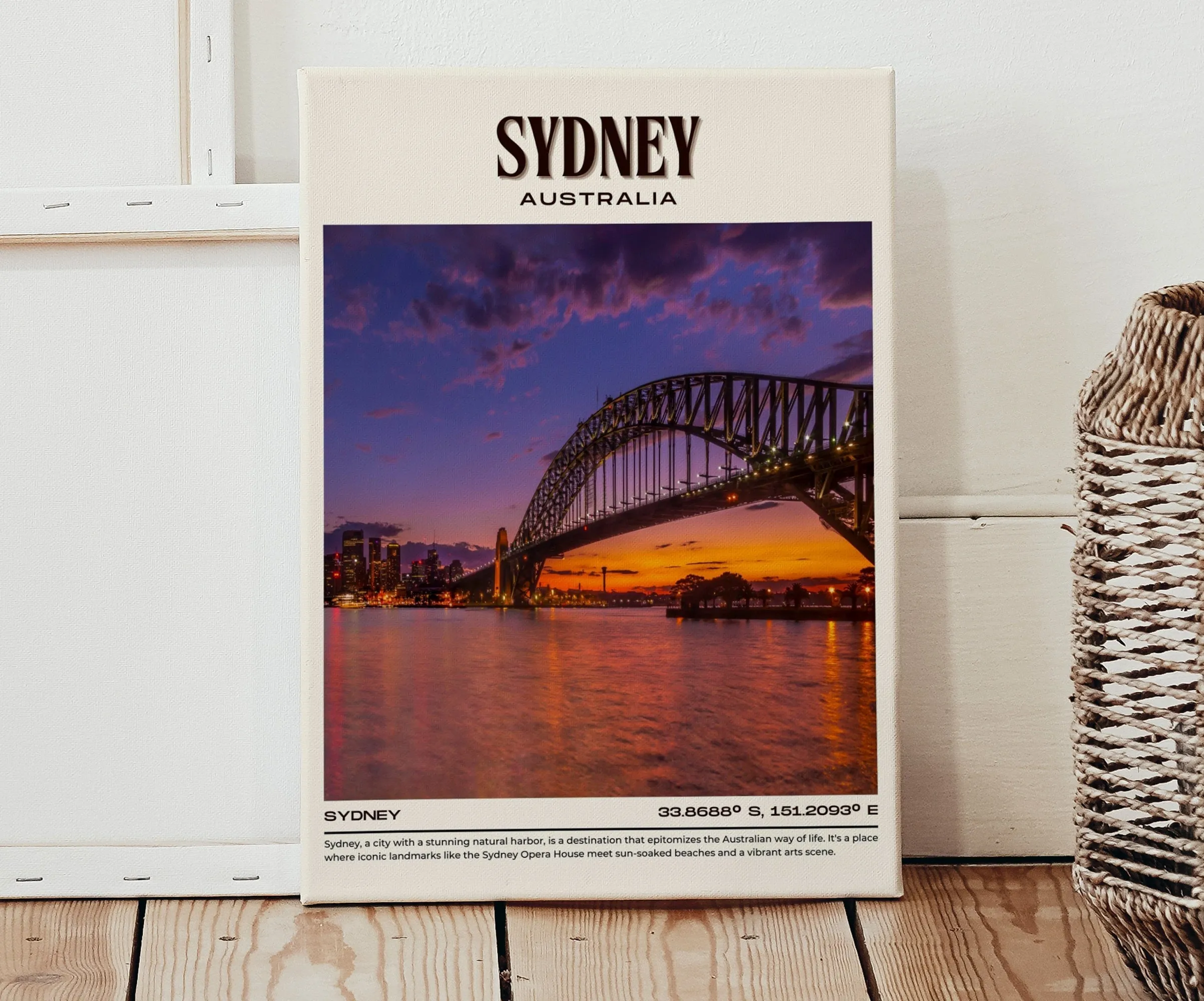 Sydney Vintage Wall Art, Australia