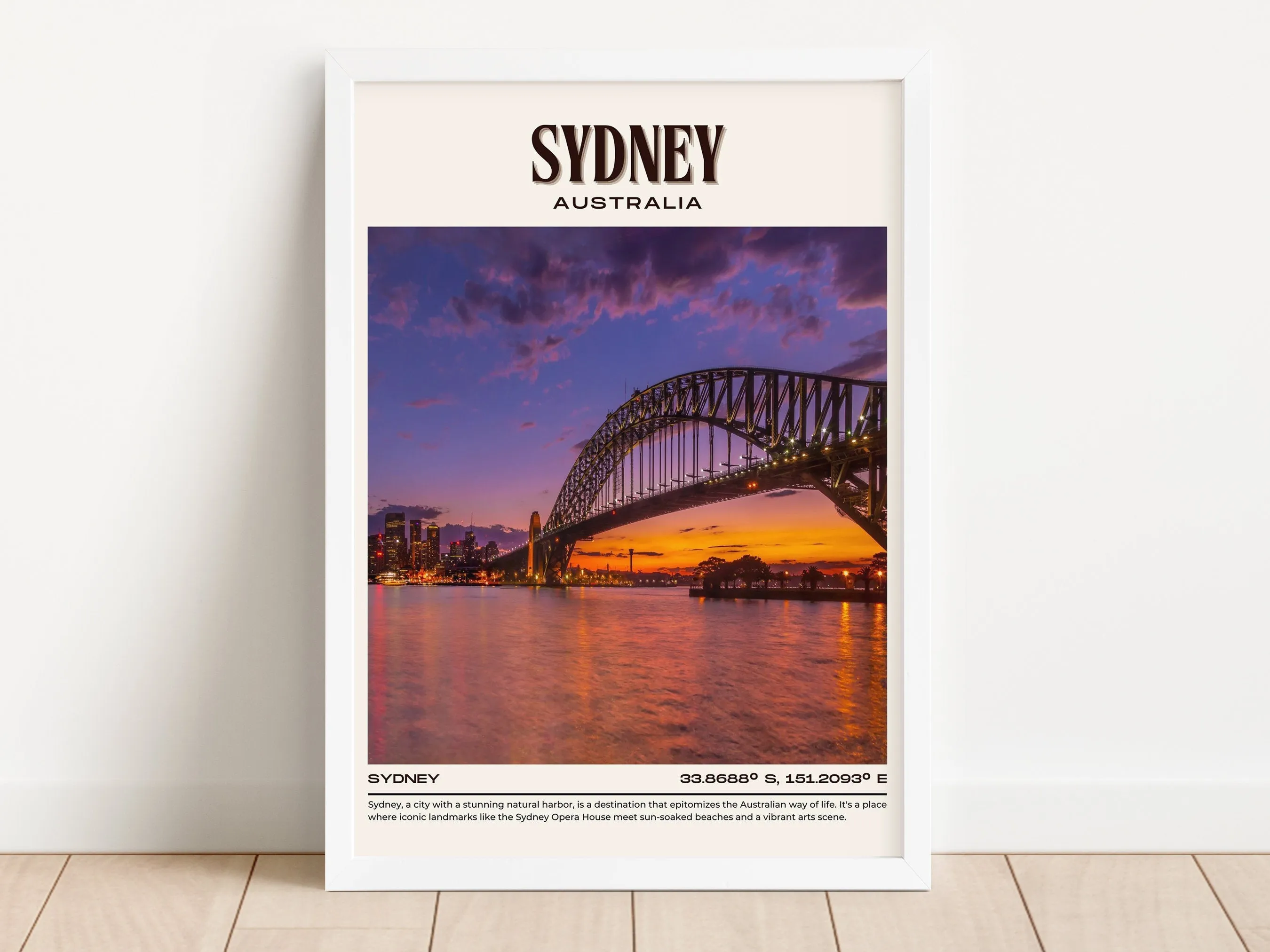 Sydney Vintage Wall Art, Australia