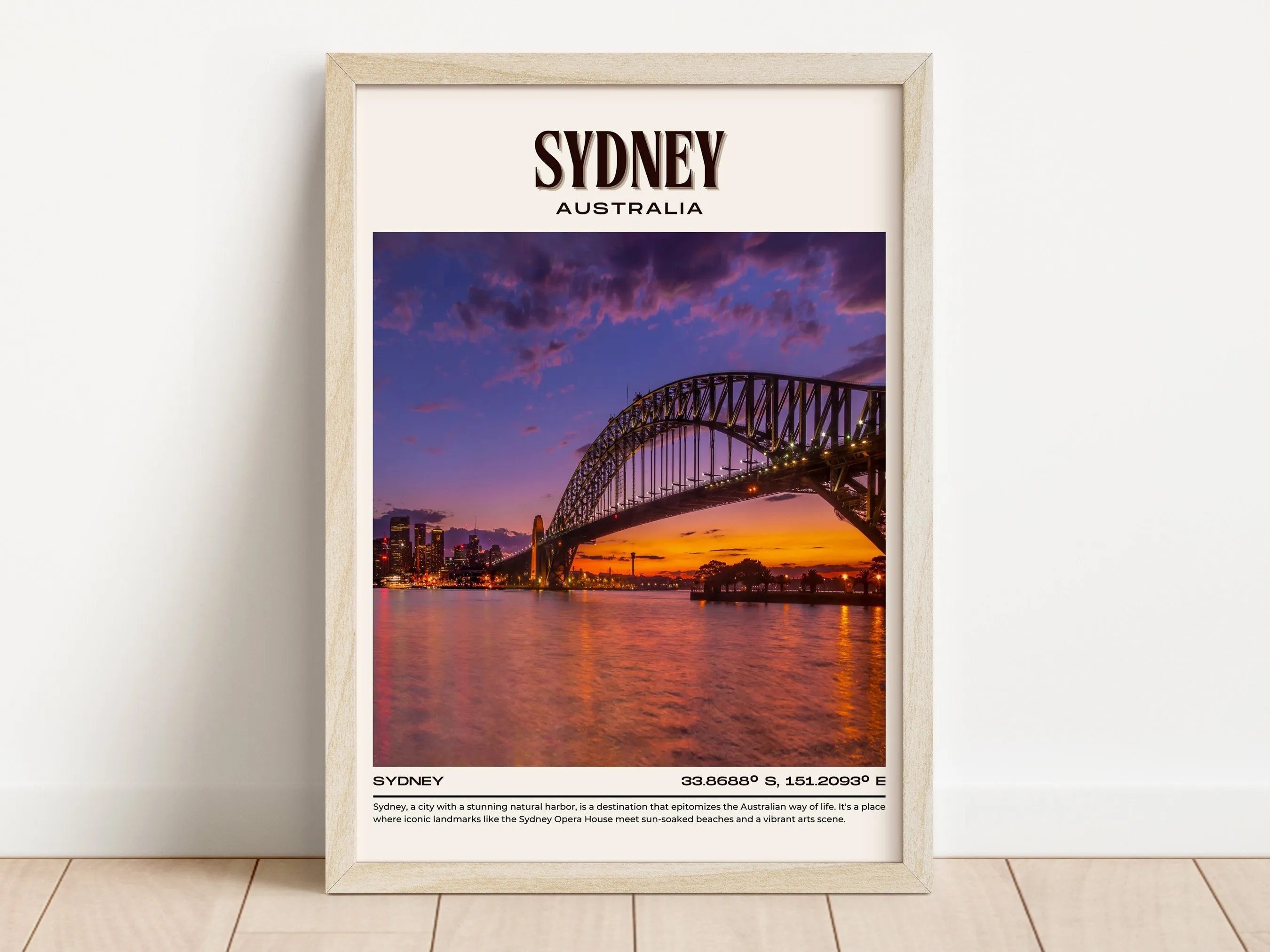 Sydney Vintage Wall Art, Australia