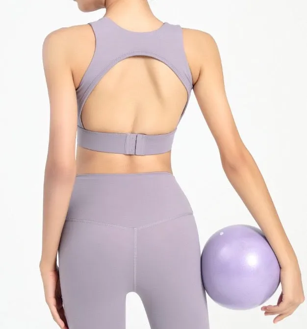 Tank Top Sports Bra with Built-in Bra