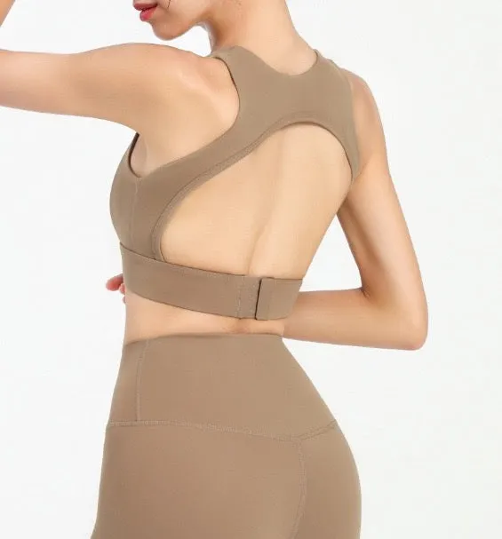 Tank Top Sports Bra with Built-in Bra