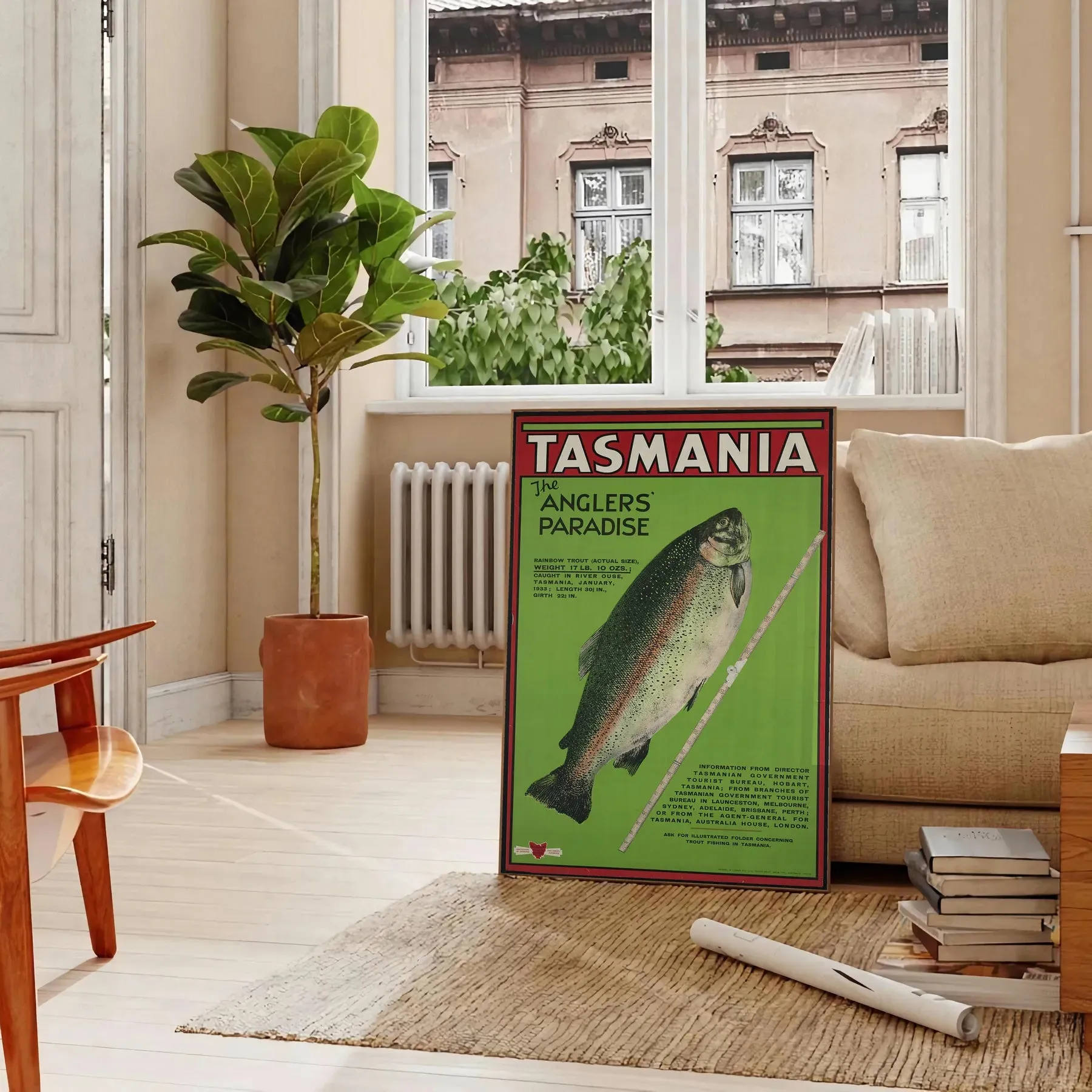 Tasmania Travel Poster Art Print