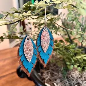 Teal Layer Hoop