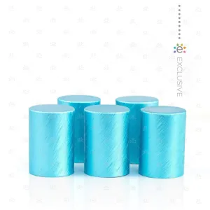 Teal Metallic Roller Bottle Cap (5pk)