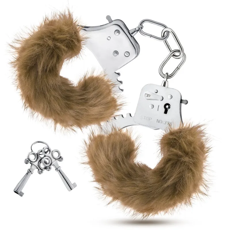 Temptasia - Plush Fur Cuffs - Brown