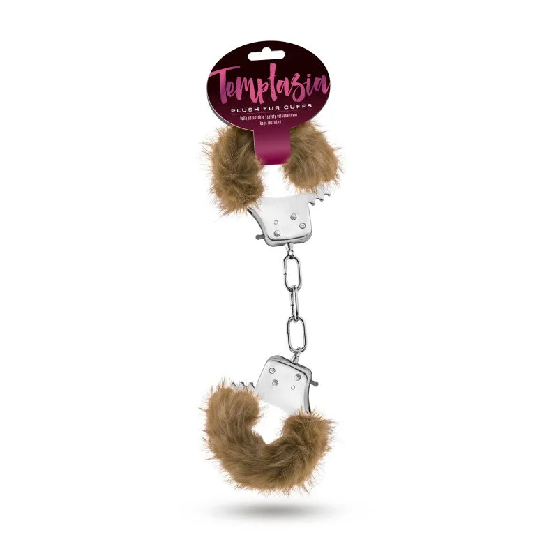 Temptasia - Plush Fur Cuffs - Brown