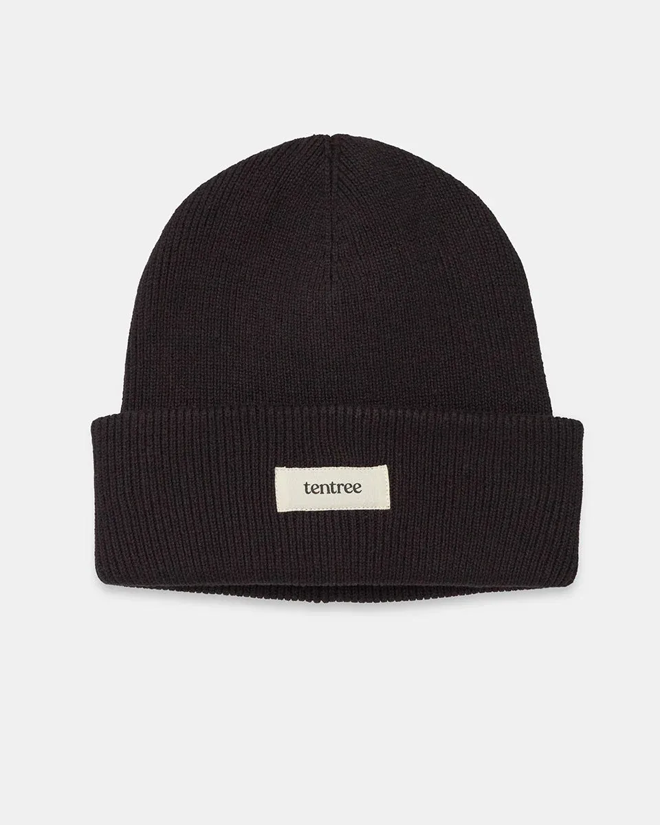 Tentree Cotton Patch Beanie - Meteorite Black