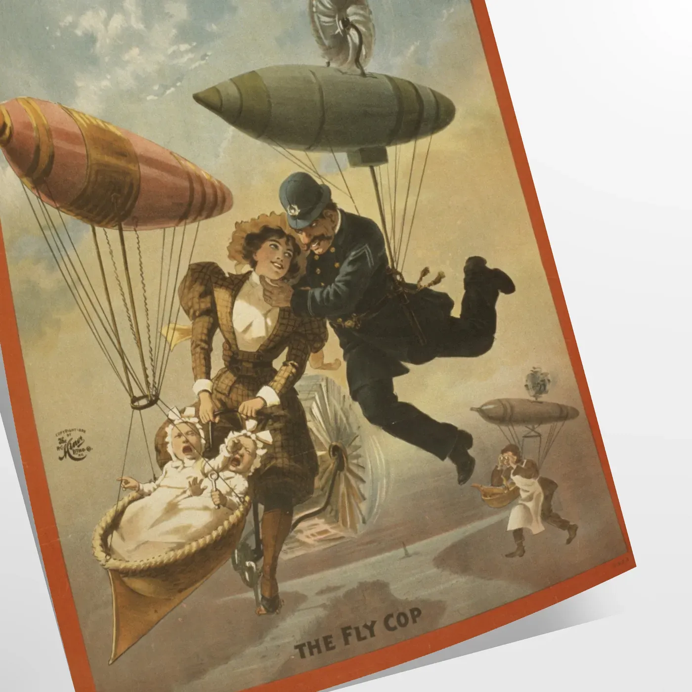 The Air Ship Travel Poster Print